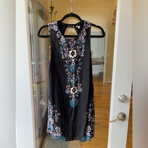 UO Geometric Flowers Ecoute Dress